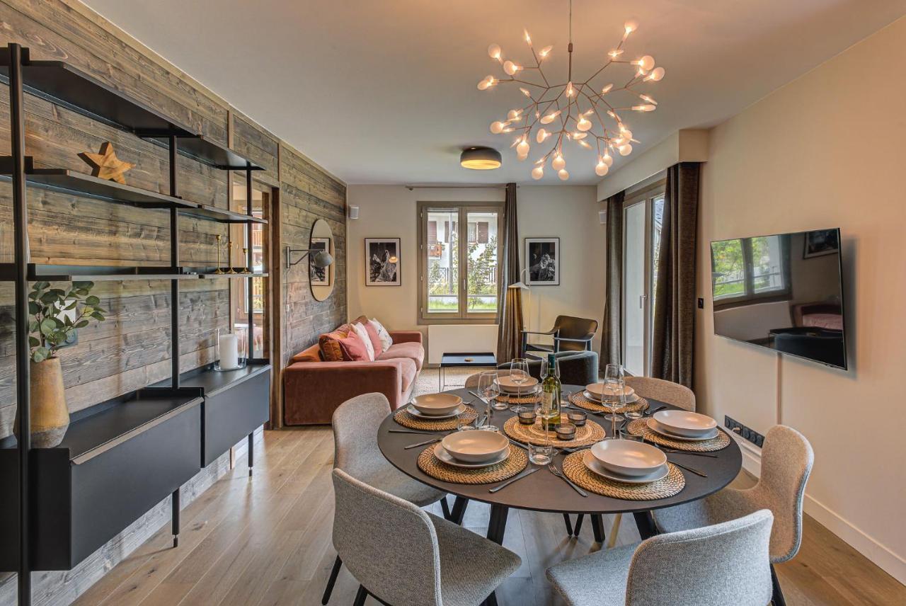 White Pearl A05 Modern Apartment Chamonix Alpes Travel Sleeps 4 To 6 ภายนอก รูปภาพ
