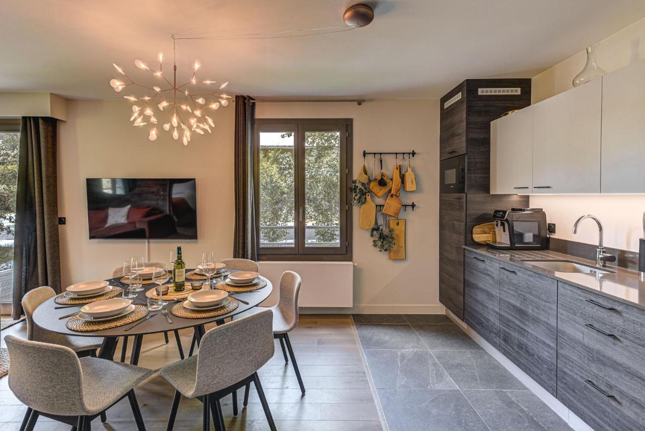 White Pearl A05 Modern Apartment Chamonix Alpes Travel Sleeps 4 To 6 ภายนอก รูปภาพ