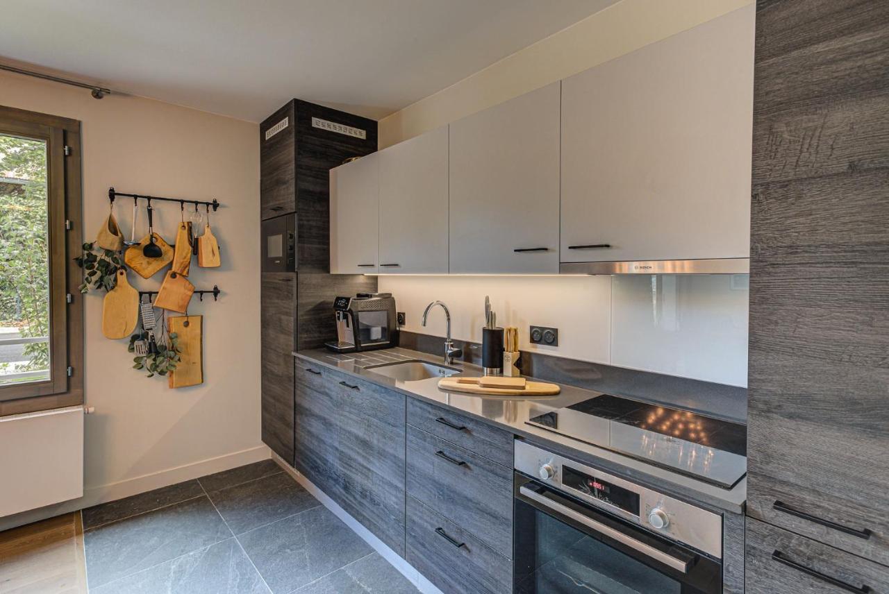 White Pearl A05 Modern Apartment Chamonix Alpes Travel Sleeps 4 To 6 ภายนอก รูปภาพ